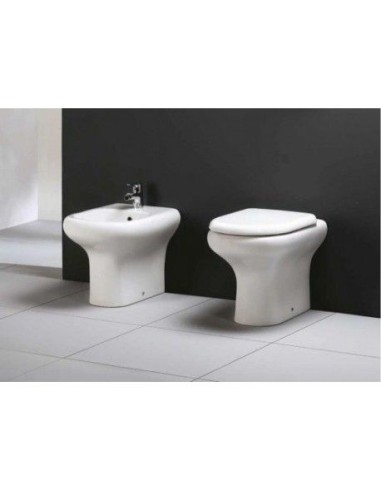 VASO+ BIDET+COPRIWC  COMPACT FILO MURO