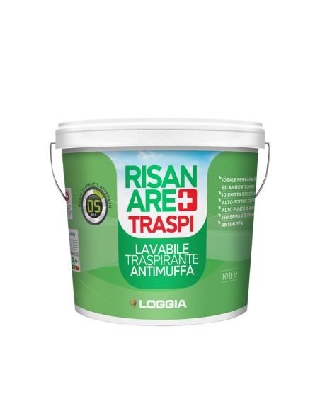 Pittura igienizzante antimuffa RISANARE |Outlet della Mattonella