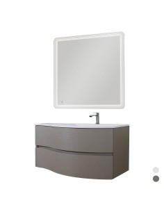 Mobile arredo bagno asimmetrico onda |Outlet della Mattonella