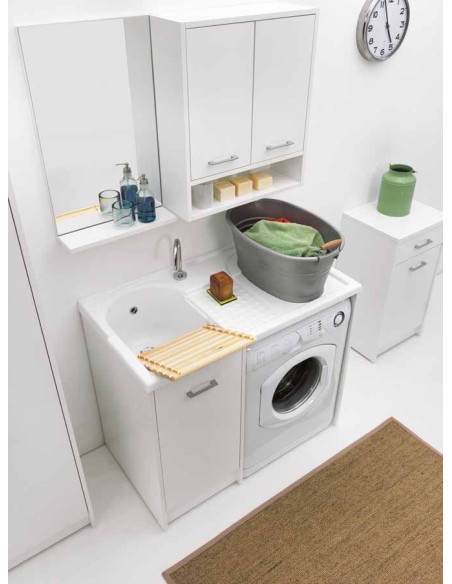 LAVATOIO COPRILAVATRICE DUO cm 106x50