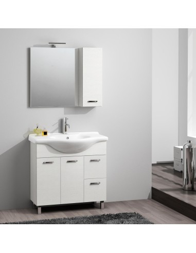 Mobile arredo bagno con piedini Nicole |Outlet della Mattonella
