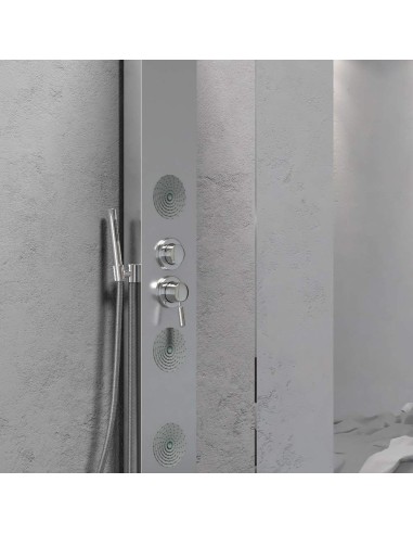 Parete doccia Walk In + colonna multifunzione idromassaggio