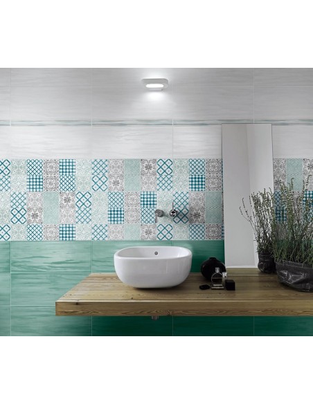 Rivestimento colorato lucido tipo maiolica |Outlet della Mattonella