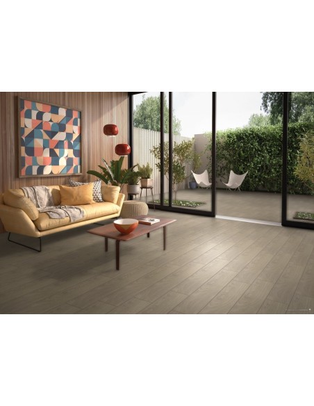 Gres porcellanato effetto legno da esterno Line Wood Rak ceramics
