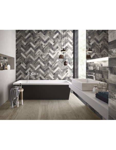 Gres porcellanato effetto legno da esterno Line Wood Rak ceramics