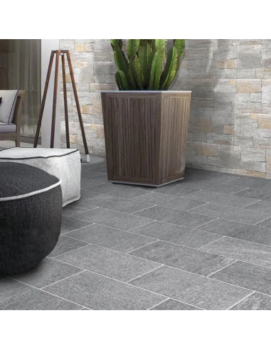 Gres effetto pietra serie Rocce Serizzo cm 20x40