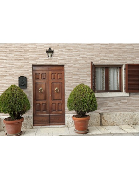 Rock beige rivestimento gres porcellanato effetto muretto