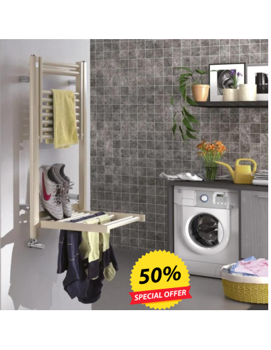 Termoarredo design Stendy di Deltacalor cm 89x52
