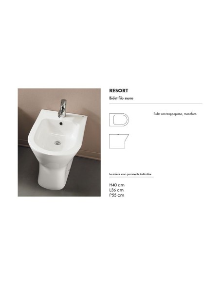 BIDET RESORT RAK CERAMICA