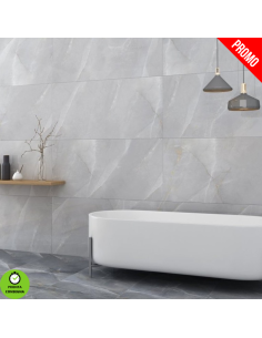 Boston Silver gra porcellanato effetto marmo cm 60x120