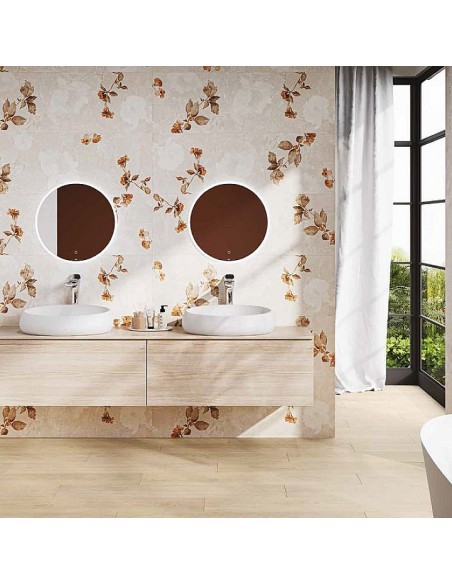 Rivestimento ceramico effetto carta da parati |Outlet della Mattonella