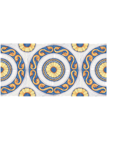 Piastrelle decorate tipo vietrese in offerta |Outlet della Mattonella