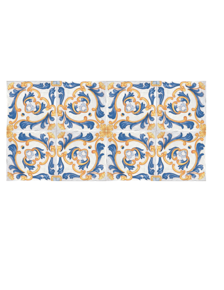Piastrelle decorate tipo vietrese in offerta |Outlet della Mattonella