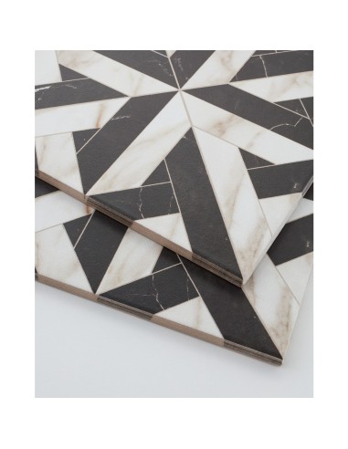 Gres porcellanato decorato tipo cementina 20x20|Outlet della Mattonella