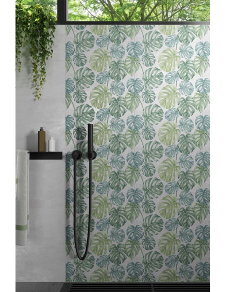 Piastrelle decoro floreale effetto carta da parati | Offerta Outlet