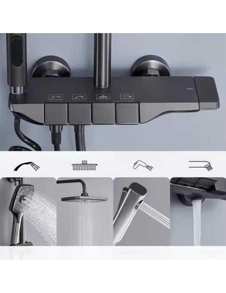 Colonna doccia comando a pianoforte Melody