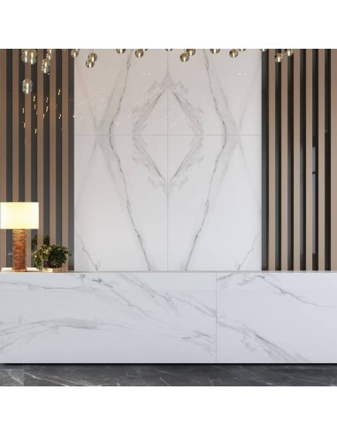 Gres porcellanato effetto marmo Carrara grey 60x120 | Rak Ceramics