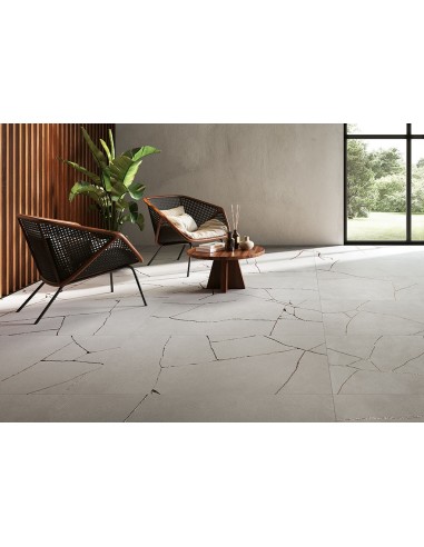 Kintsugi hibi gres porcellanato con venatura oro e bronzo | Outlet