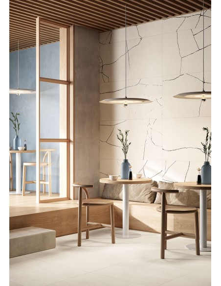 Kintsugi hibi gres porcellanato con venatura oro e bronzo | Outlet