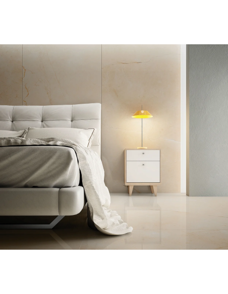 New Marfil beige Rak Ceramics Gres porcellanato effetto marmo classico