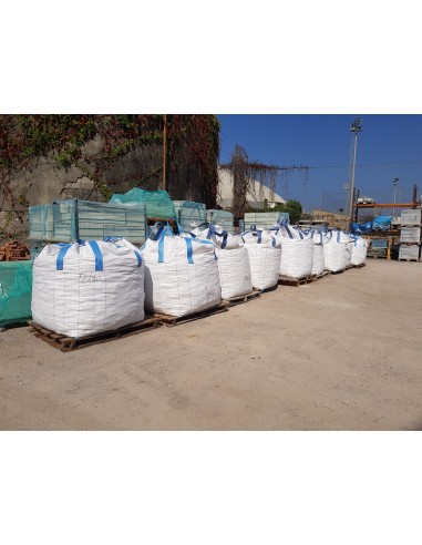 Ciottoli di marmo Bianco Carrara sacco Kg 25