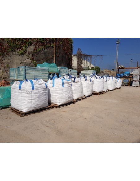 Ciottoli di marmo Bianco Carrara sacco Kg 25