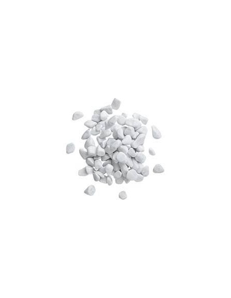 Ciottoli di marmo Bianco Carrara sacco Kg 25