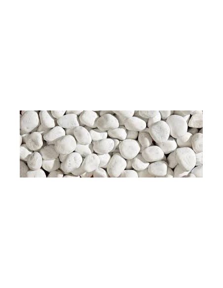 Ciottoli di marmo Bianco Carrara sacco Kg 25
