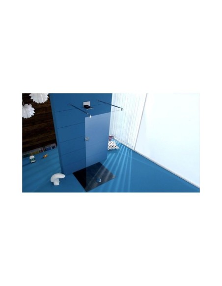 Parete doccia Walk In cm 120 cristallo vista dall'alto