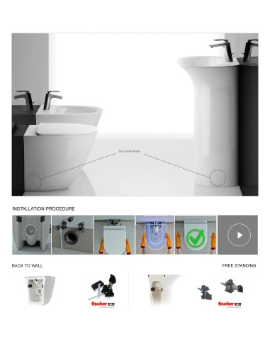 Vaso + bidet Sensation RAK