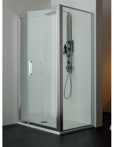 Porta doccia nicchia  cristallo 6mm da 90